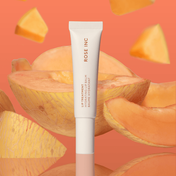 Rose Inc Lip Treatment Hydrating Lip Balm in shade Melon Orange